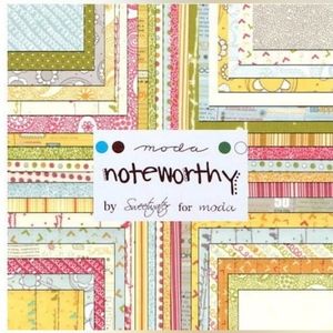Moda Fabrics Noteworthy Charm Pack. BNIP.